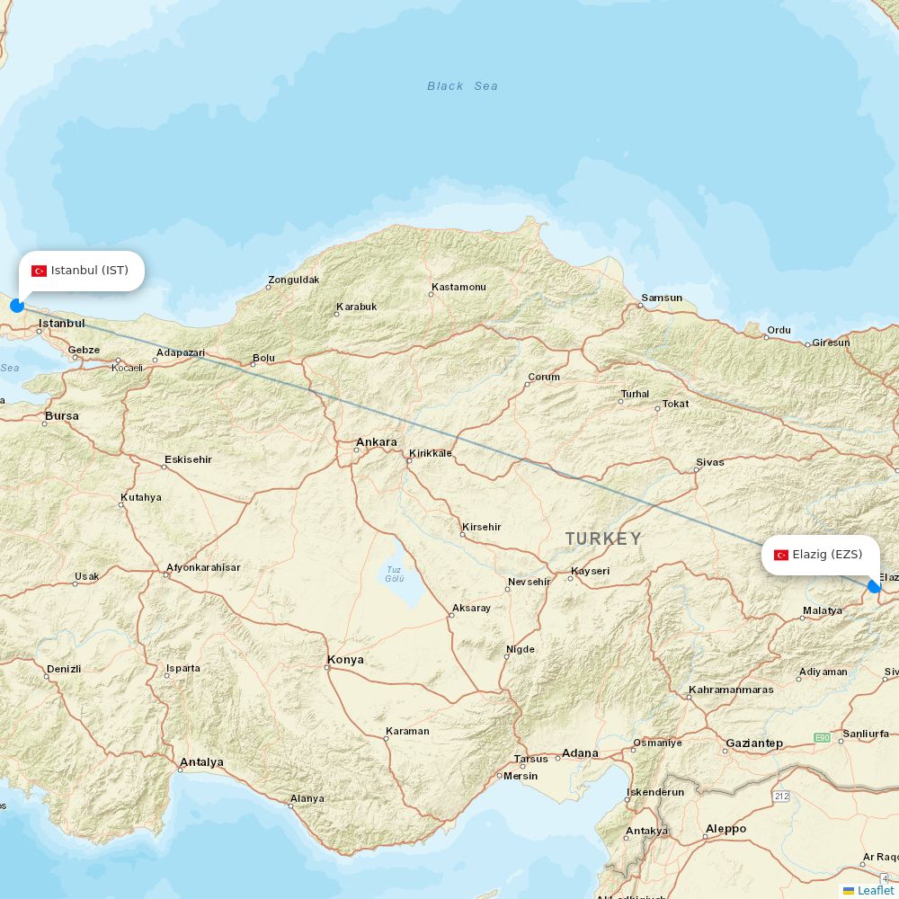 Spring Airlines at SHE route map