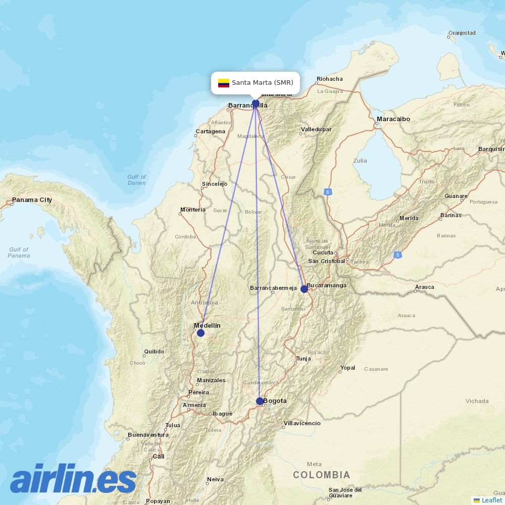 Wingo at SMR route map