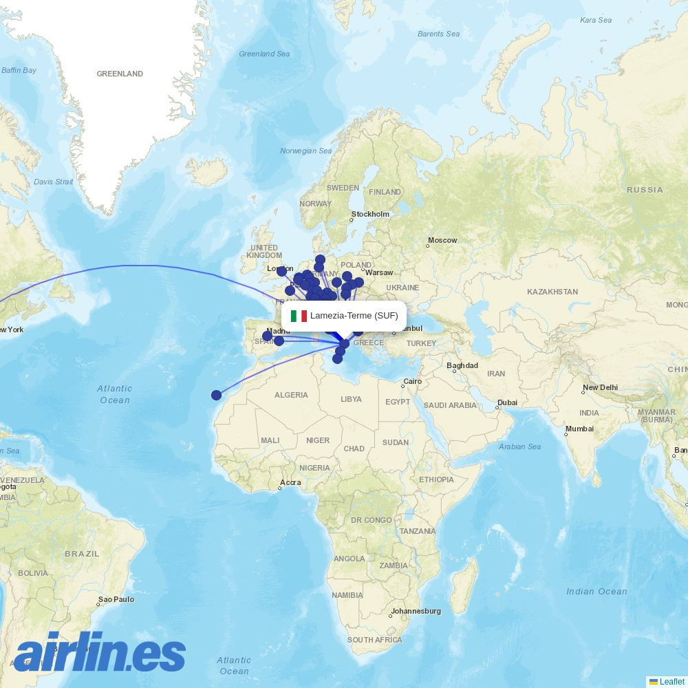 Sky Alps at SUF route map
