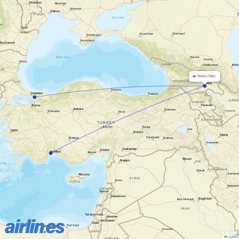 Pegasus from Lochini destination map