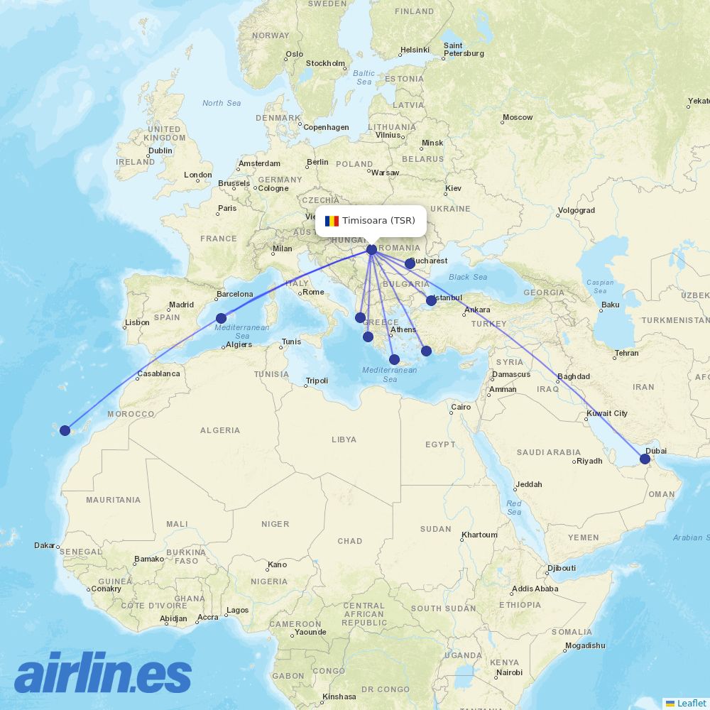 Animawings from Giarmata destination map