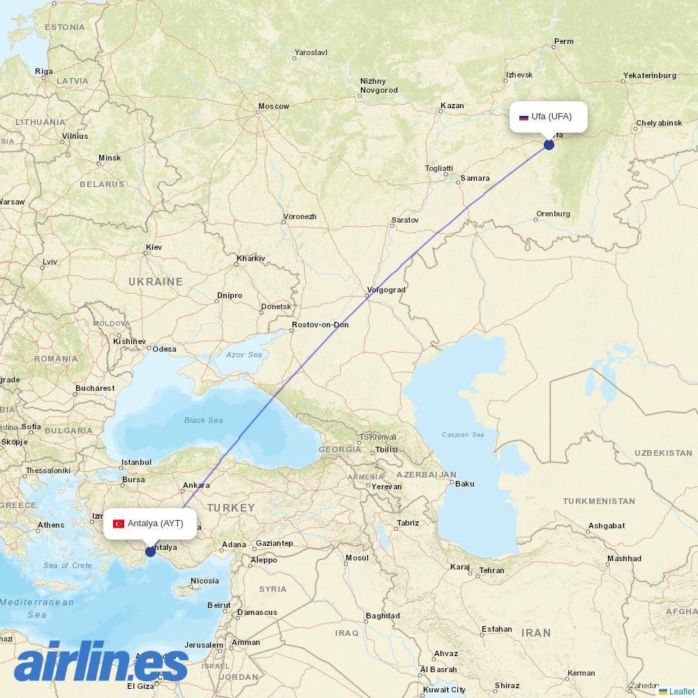 Southwind at UFA route map