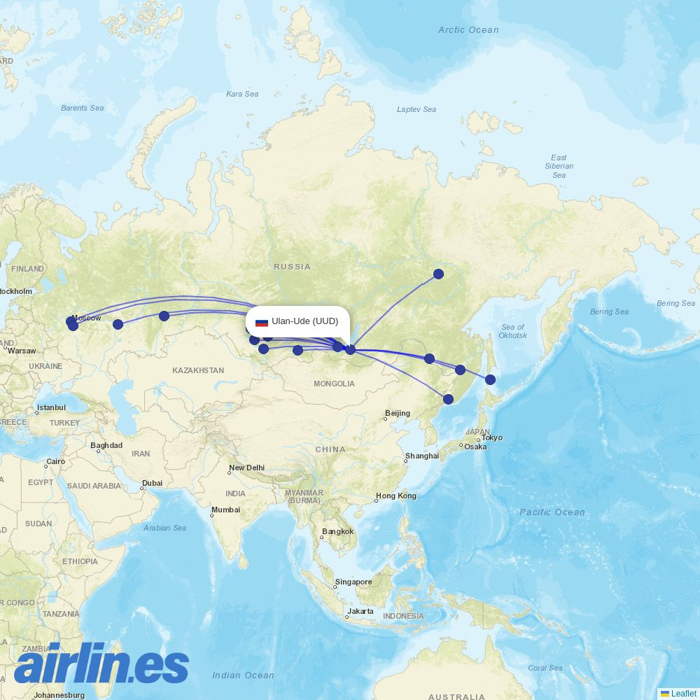Red Wings from Mukhino destination map