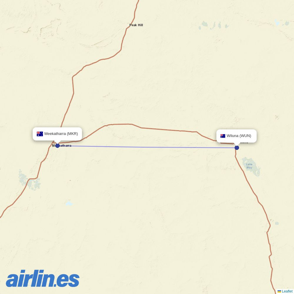 Skippers at WUN route map