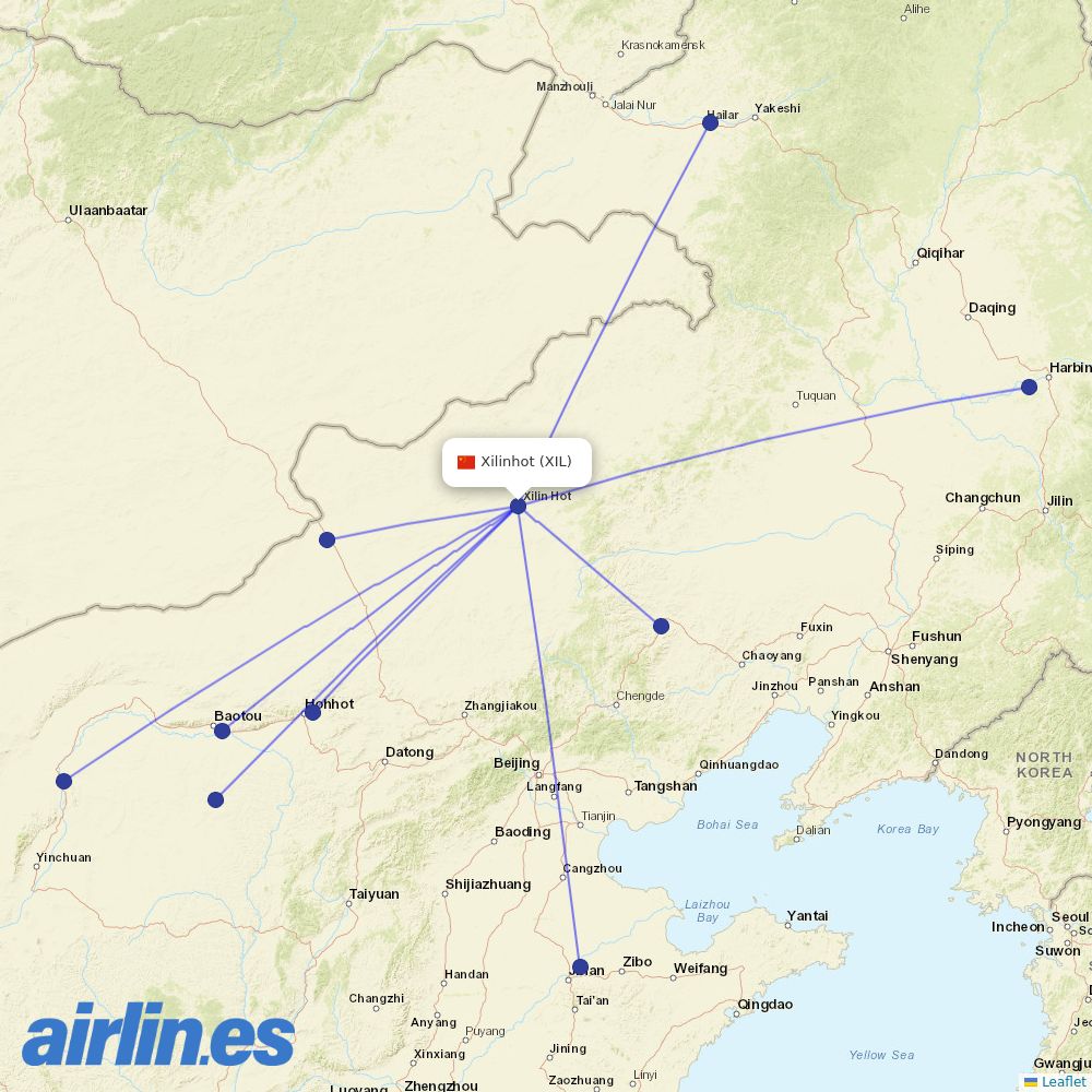 Gestair at XIL route map