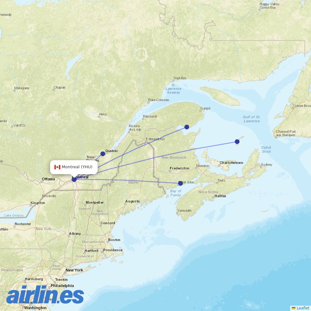 Pascan at YHU route map