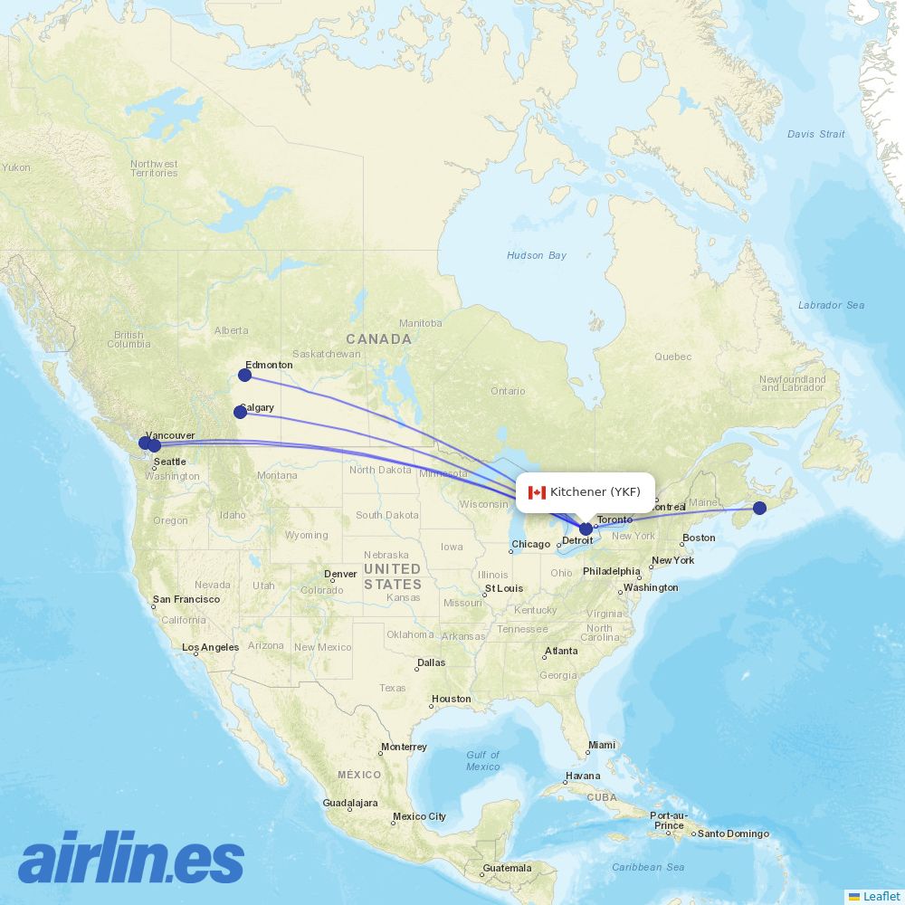 Flair at YKF route map