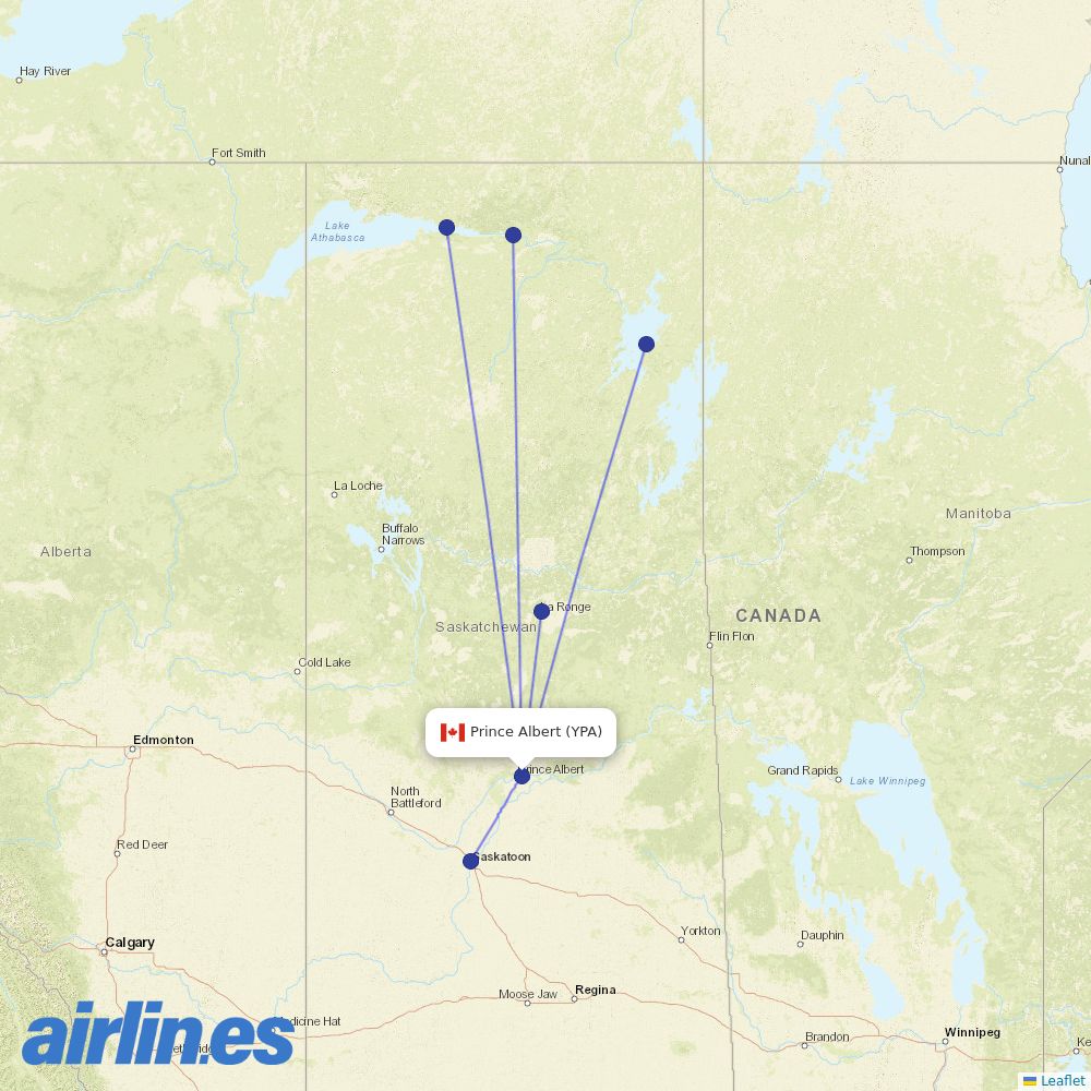 Rise Air at YPA route map