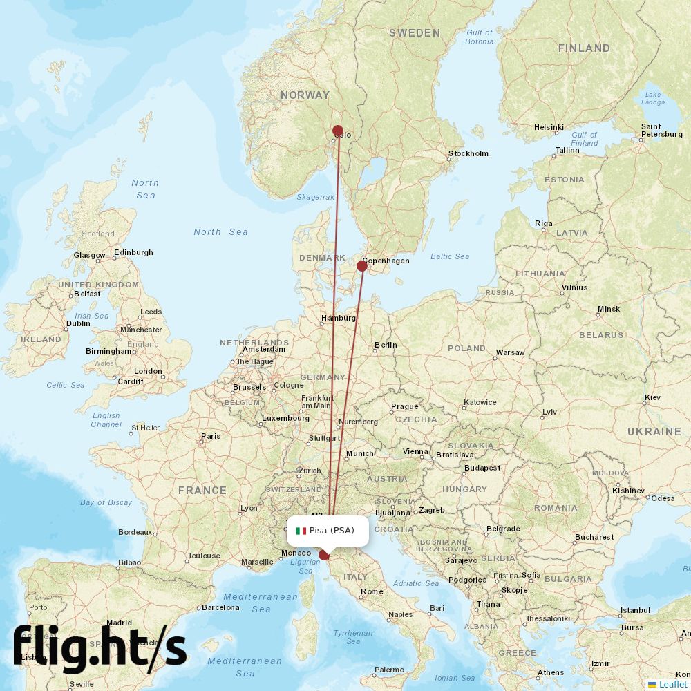 Calm Air International at YQD route map