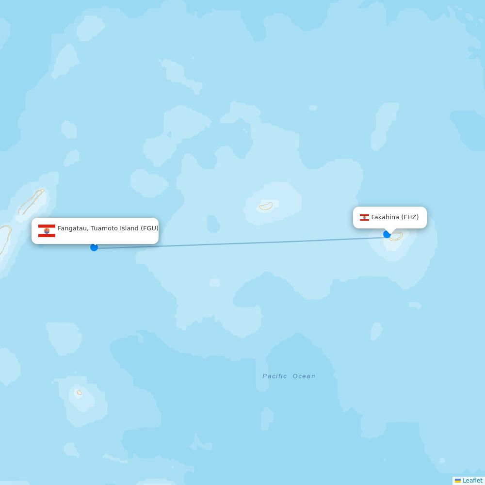 Gestair from Wanfang Airport destination map