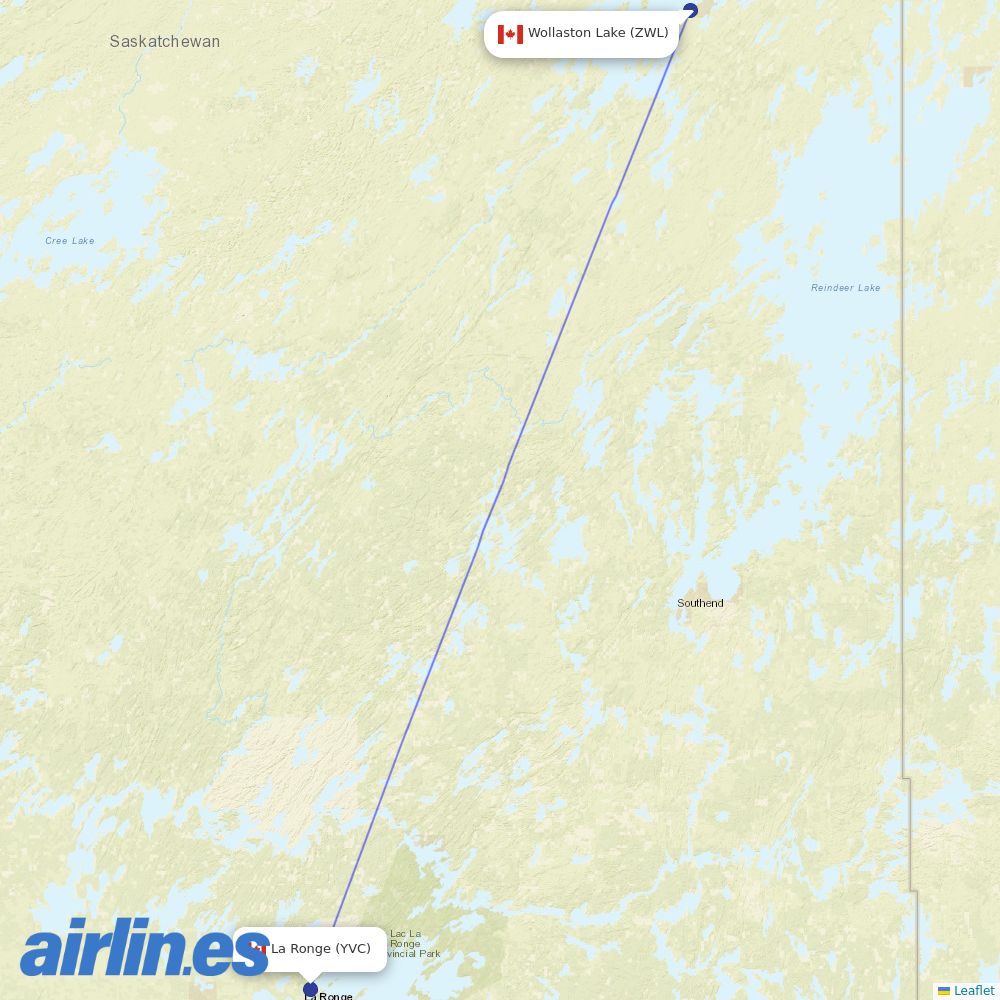 Rise Air at YVC route map