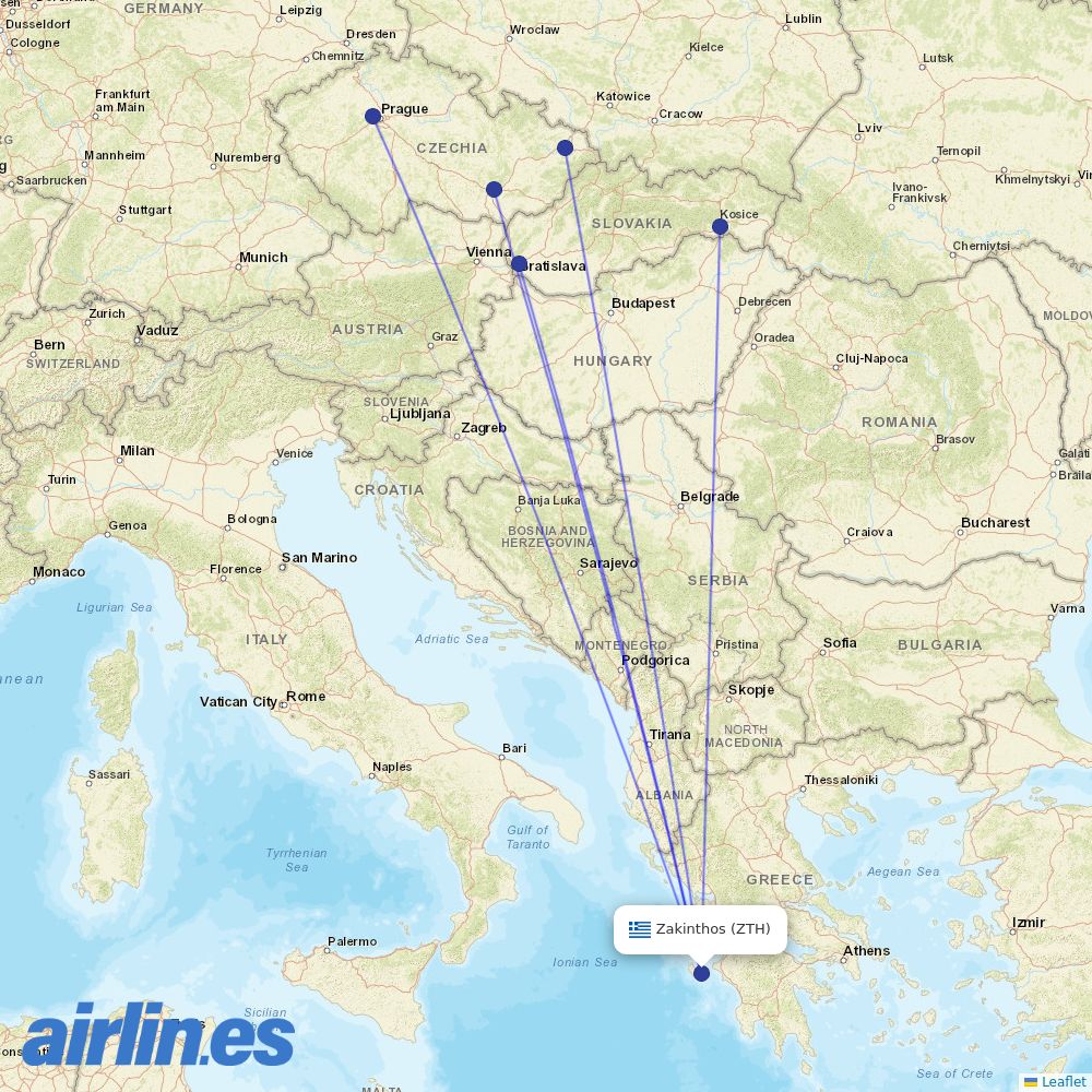 SmartWings at ZTH route map
