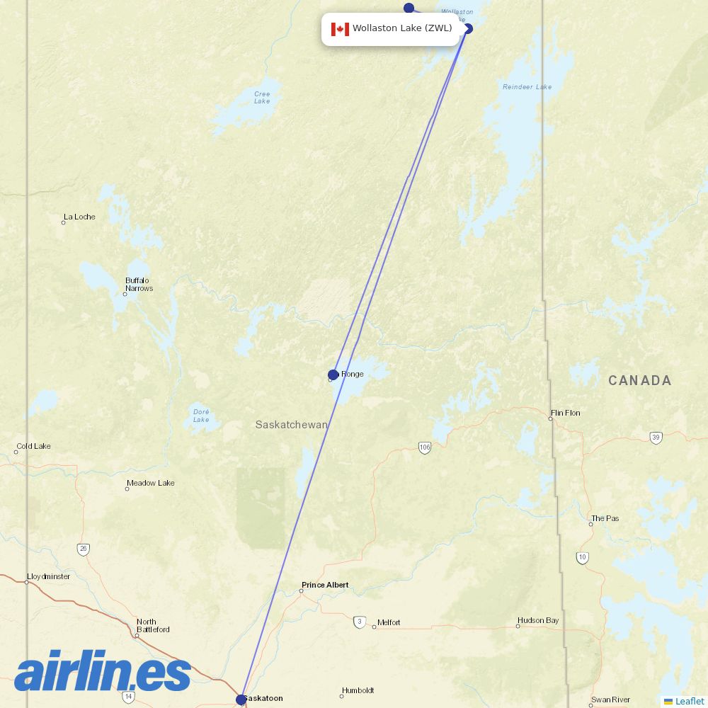 Rise Air at ZWL route map