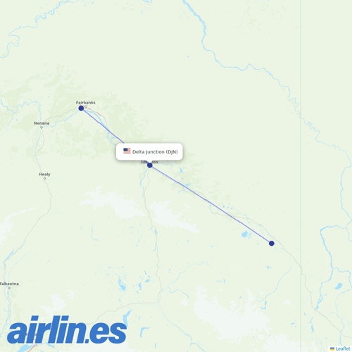 40-Mile Air at DJN route map