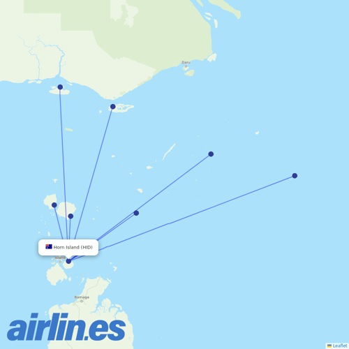 FlexFlight at HID route map