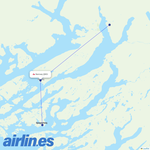 AirGlow Aviation Services at JNS route map