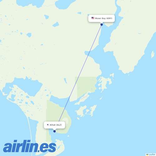 Island Air Service at KMY route map