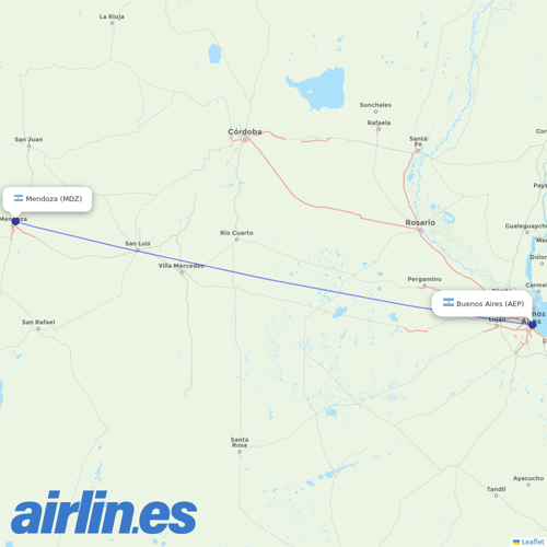 Felix Airways at MDZ route map