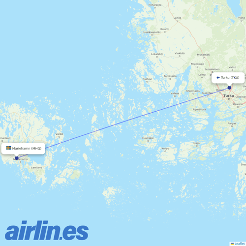Amapola Flyg at TKU route map