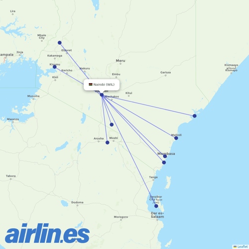 FlexFlight at WIL route map