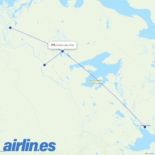 North-Wright Airways
 at YCK route map